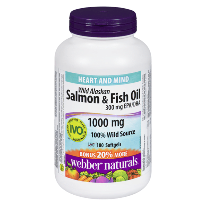 ber Naturals 300 Mg Wild Alaskan Salmon & Fish Oil (each) Instacart