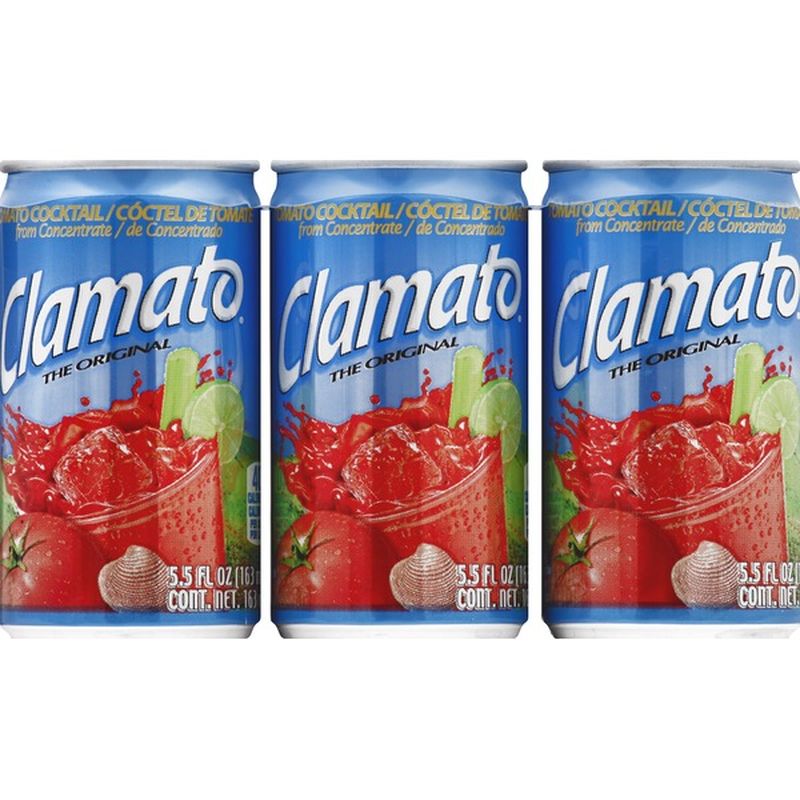 Clamato Original Tomato Cocktail (5.5 fl oz) - Instacart