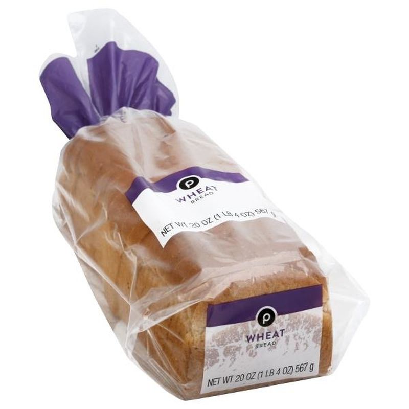 Publix Bread, Wheat (20 oz) from Publix Instacart