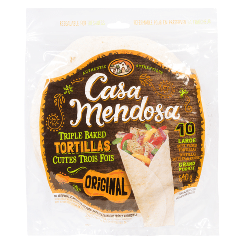 10" Original Tortillas (640 g) Instacart