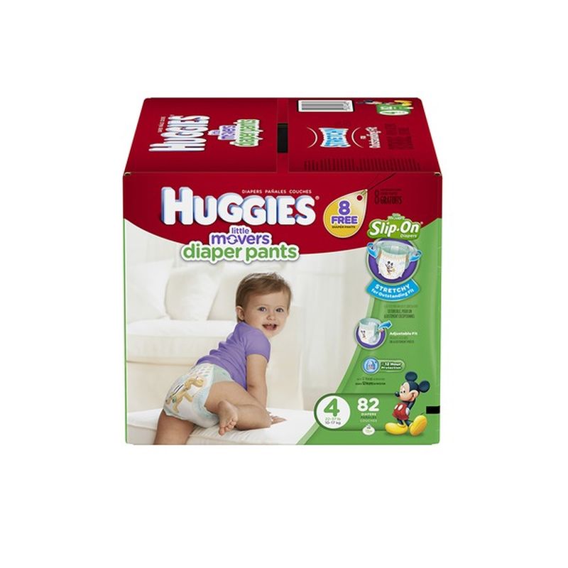 huggies size 4 82 ct