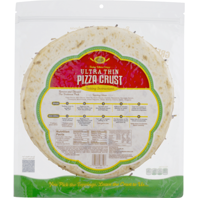Golden Home Ultra Thin Pizza Crust 3 CT (14.25 oz) Instacart
