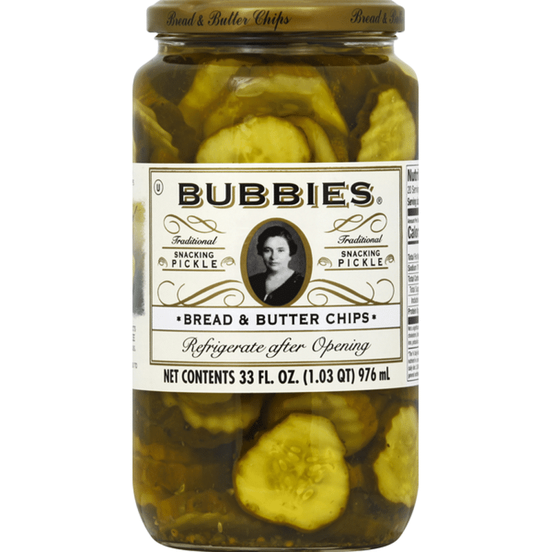 Bubbies Bread Butter Chips 33 Oz Instacart