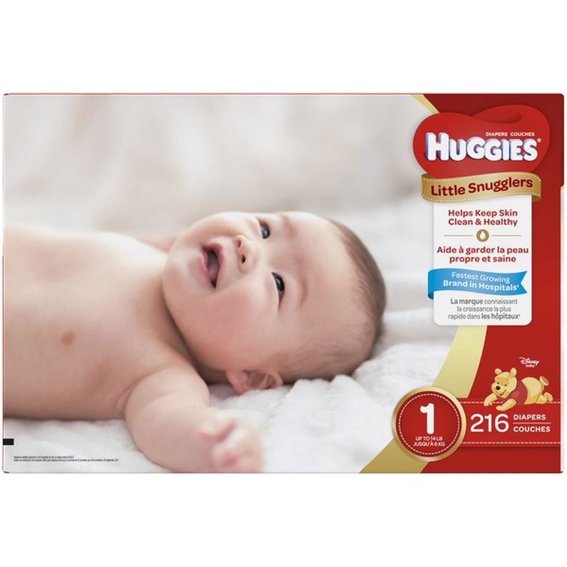 216 huggies diapers