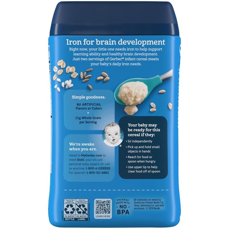 Gerber Multigrain Baby Cereal (16 oz) - Instacart