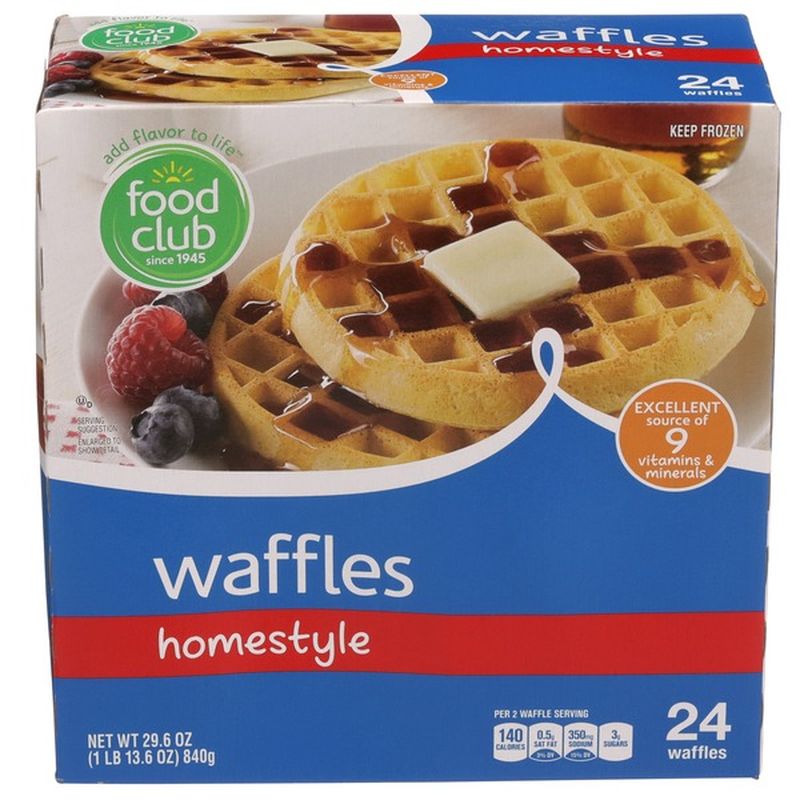 Food Club Homestyle Waffles (29.6 oz) Instacart