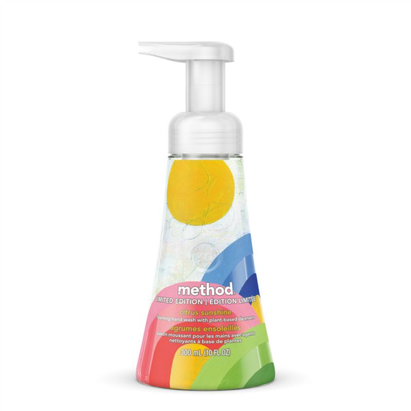 Method Limited Edition Foaming Hand Wash, Citrus Sunshine (10 oz
