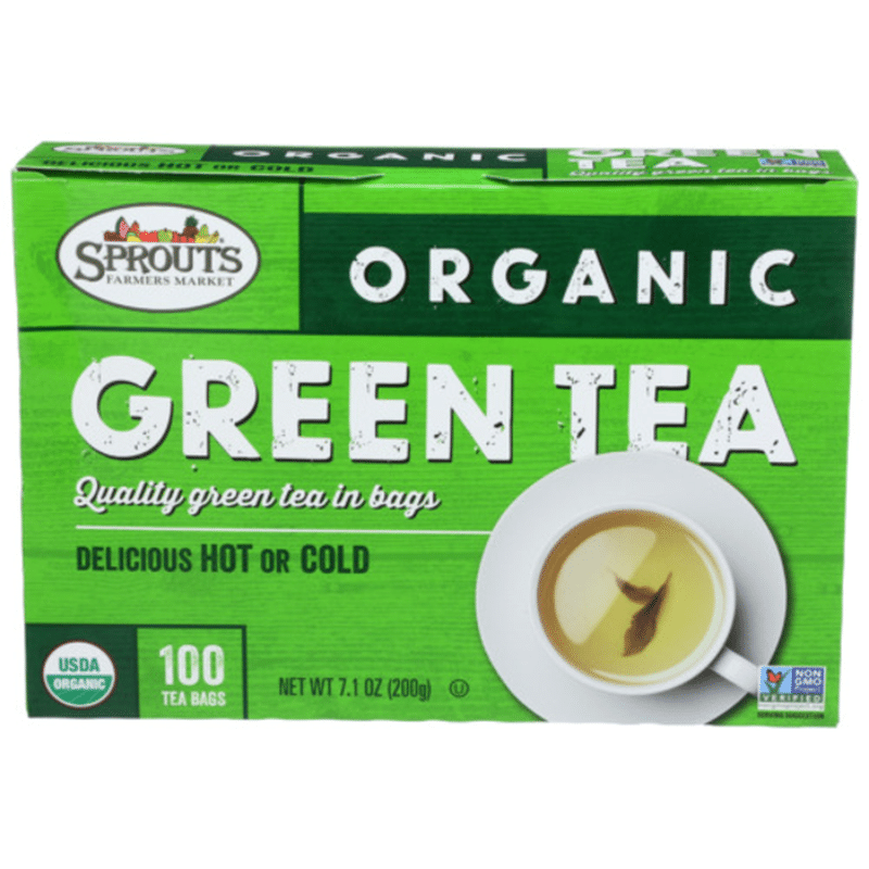 Sprouts Organic Green Tea (7.1 oz) Delivery or Pickup Near Me Instacart