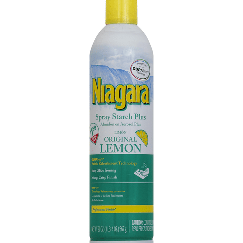 Niagara Spray Starch, Plus, Original Lemon (20 oz) Instacart