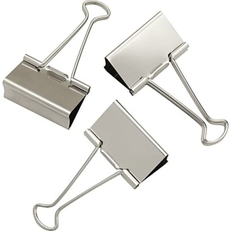 Staples 11/4" Medium Silver Binder Clips (15 ct) Instacart