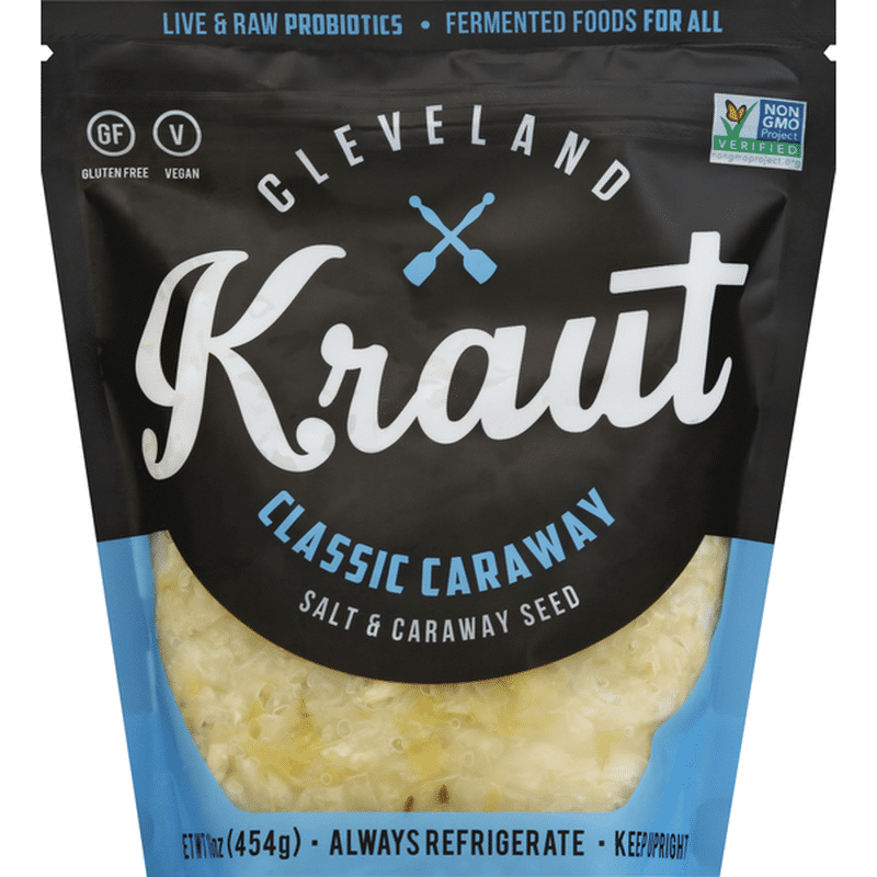 Cleveland Kitchen Kraut Classic Caraway Probiotic Sauerkraut (16 oz