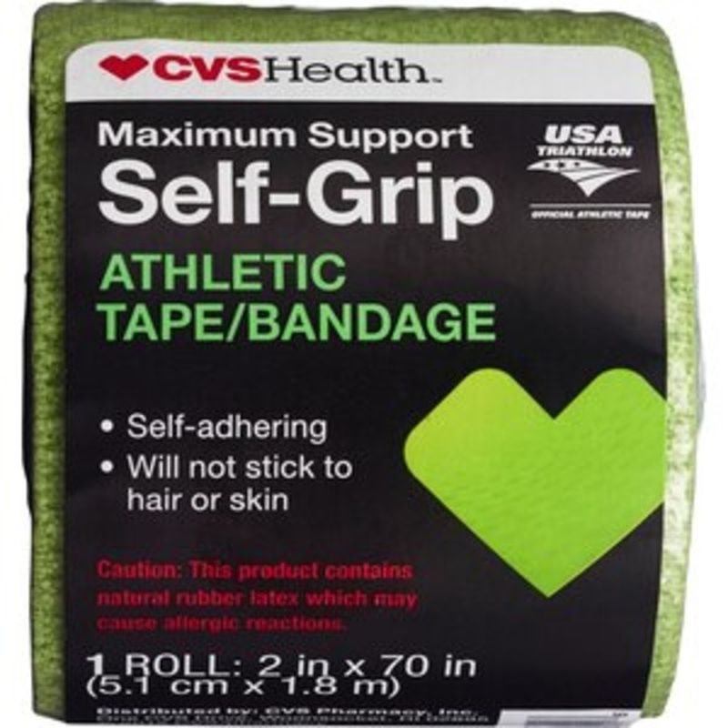 CVS Maximum Support Self Grip Athletic Tape/Bandage, 2" X 70" (each