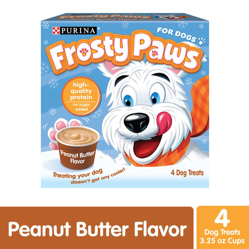 Frosty Paws Frozen Dog Treats Peanut Butter (13 oz) Delivery or Pickup