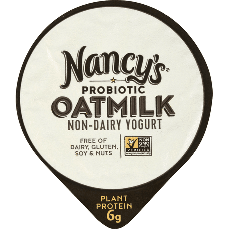 Nancy's Yogurt, NonDairy, Vanilla, Oatmilk (6 oz) Instacart