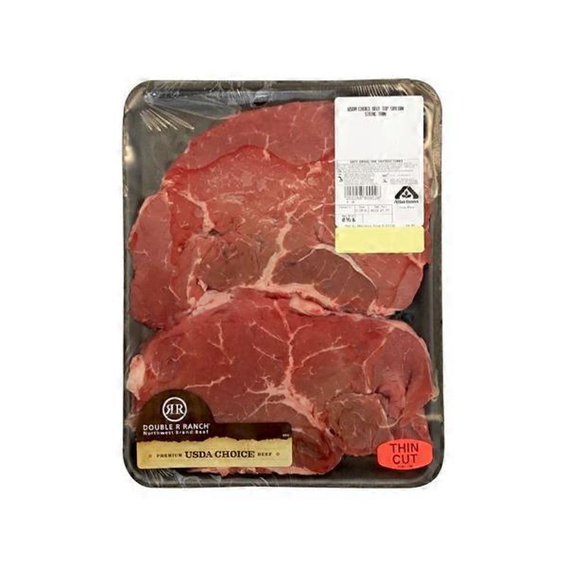 Double R Ranch Usda Choice Beef Top Sirloin Thin Steak (1 lb) Instacart