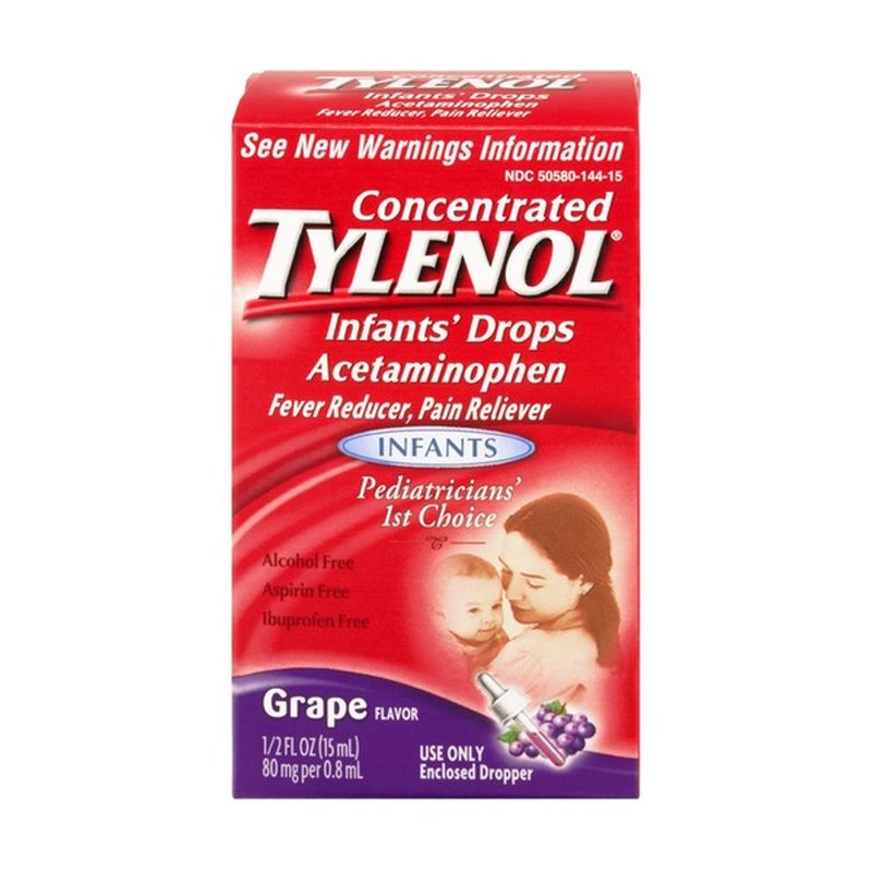 tylenol drops