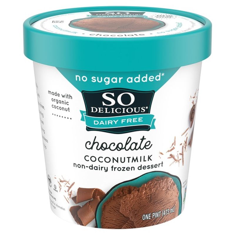 So Delicious Dairy Free Chocolate Coconutmilk Non Dairy Frozen Dessert Oz Instacart