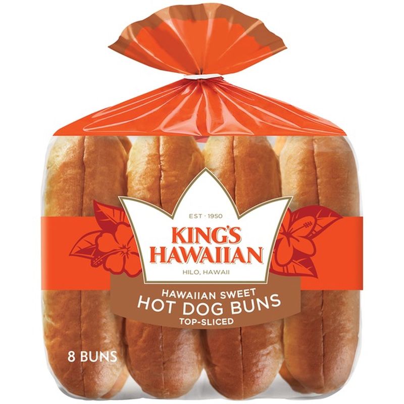 King's Hawaiian Sweet Hot Dog Buns (8 ct) from Safeway Instacart