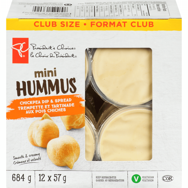 President's Choice Mini Chickpea Dip & Spread Hummus