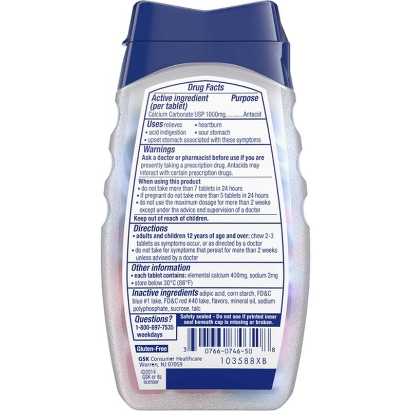 Tums Antacid (72 ct) Instacart