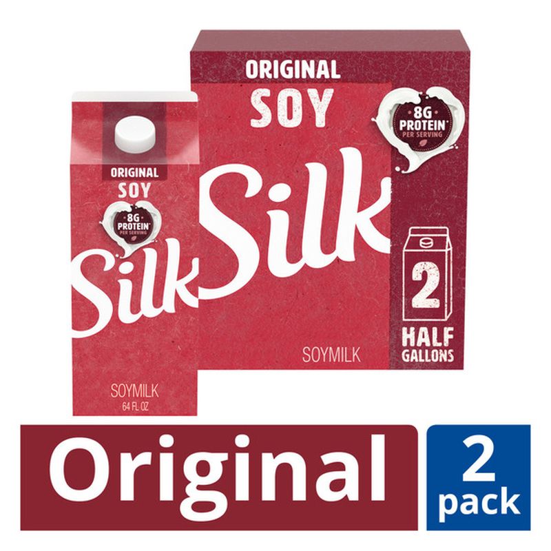 Silk Original Soy Milk (64 fl oz) - Instacart