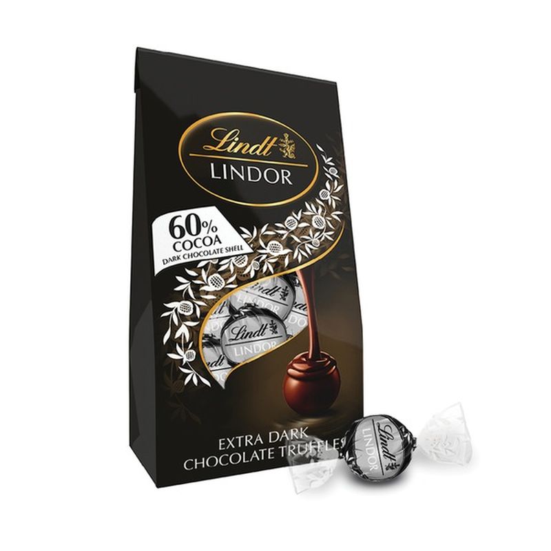Lindt LINDOR 60 Extra Dark Chocolate Truffles (5.1 oz) from Stop
