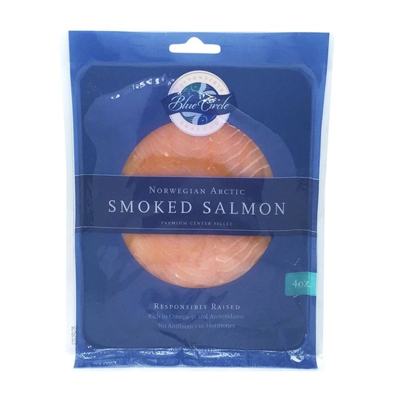 Blue Circle Salmon, Smoked, Norwegian Arctic (4 oz) - Instacart