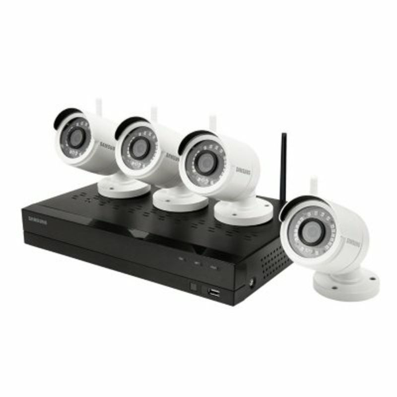 Samsung 4-Channel 1080p HD IP NVR Security System, 1 TB HDD, 4 Wireless Cameras