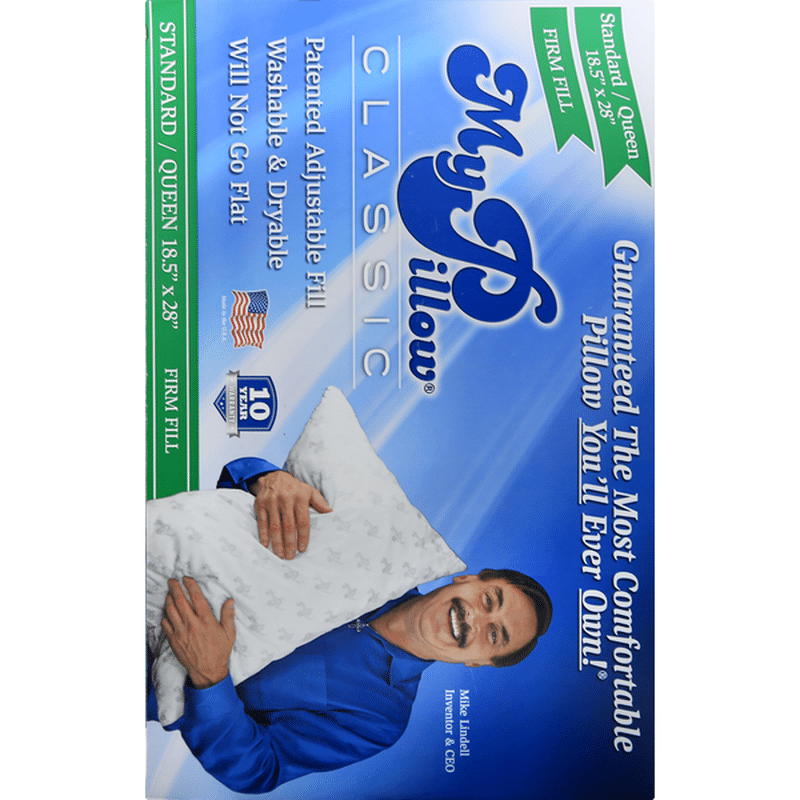 My Pillow Pillow, Classic, Standard/Queen, Firm Fill (1 each) Instacart