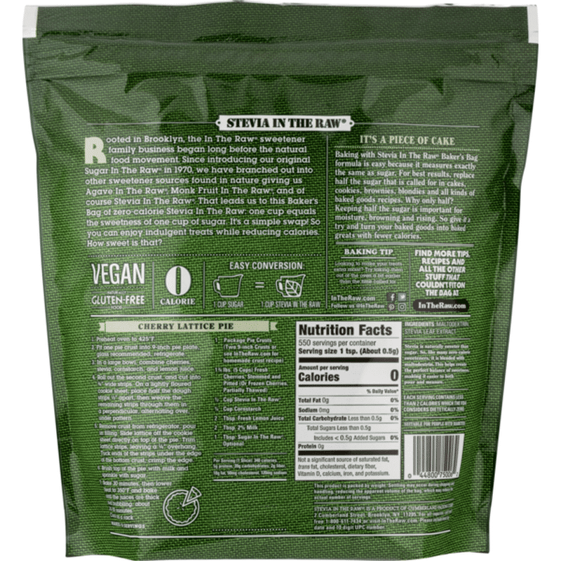 Stevia In The Raw Zero Calorie Sweetener (9.7 oz) from Lucky