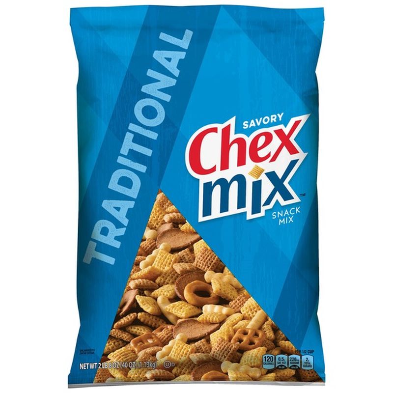 Chex Mix Snack Mix, Savory, Traditional (40 oz) from Costco Instacart