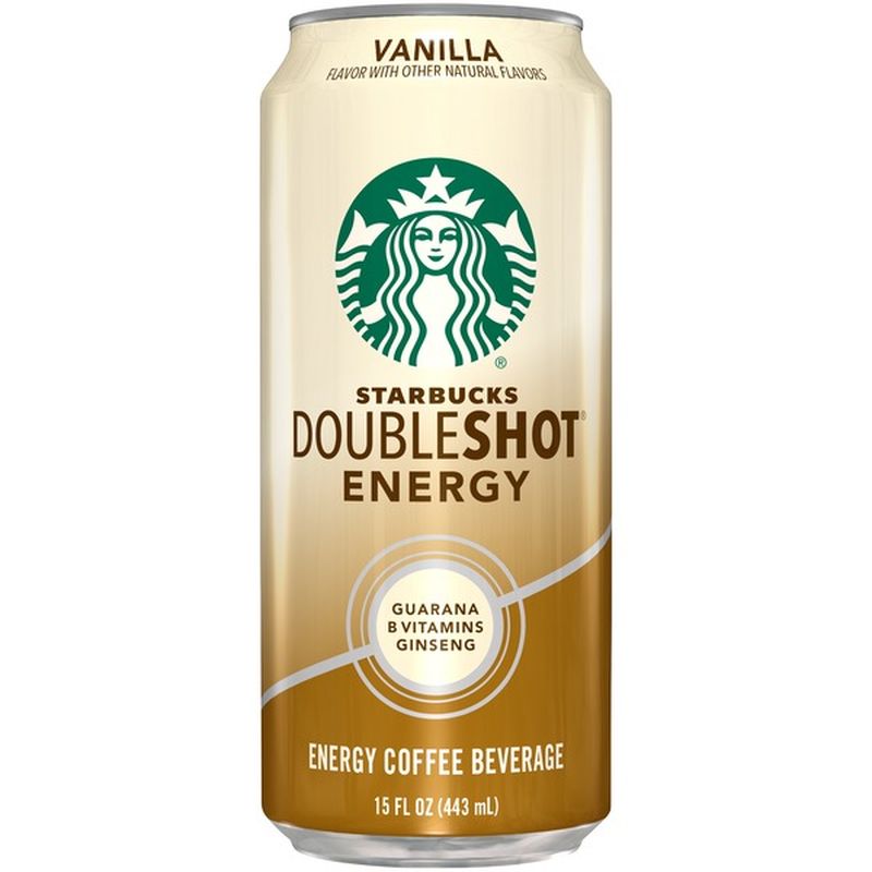 Starbucks Double Shot Energy Vanilla Fortified Energy Coffee Drink (15 ...