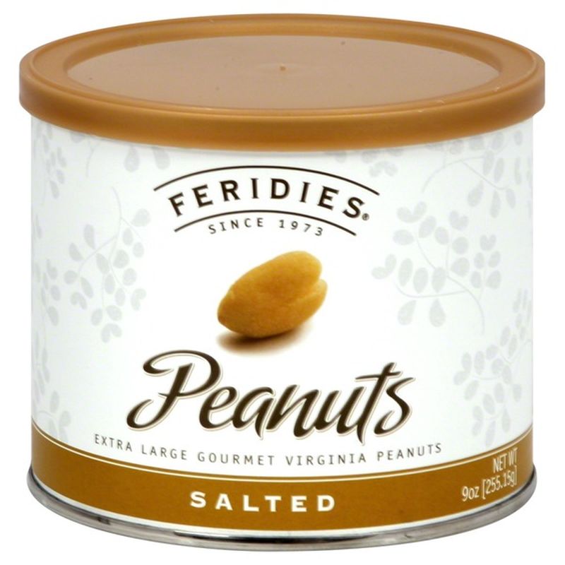 Feridies Peanuts, Extra Large Gourmet Virginia, Salted (9 oz) Instacart