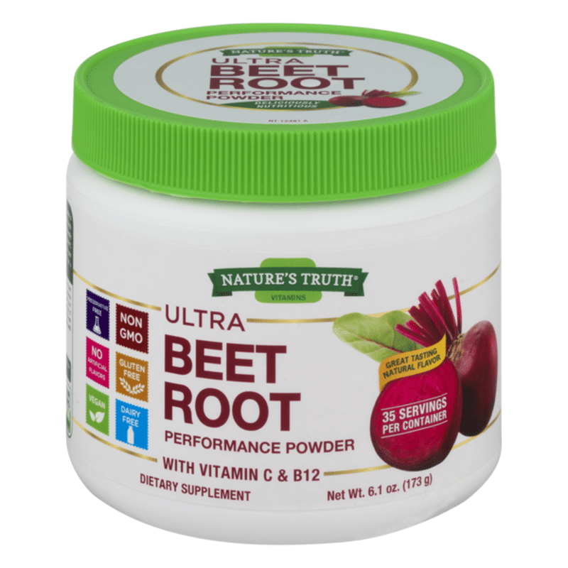 Nature's Truth Organic Ultra Beet Powder with Vitamin C & B12 (6.1 oz) from Food City Instacart