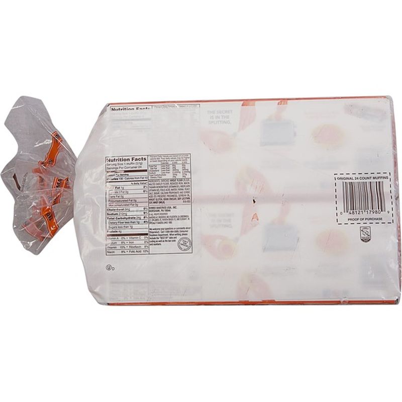 Thomas Original English Muffins (6 ct) from Costco Instacart