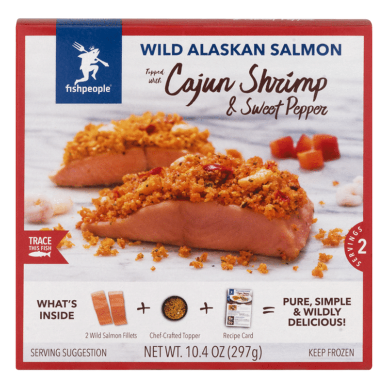 Fishpeople Wild Alaskan Salmon Cajun Shrimp Sweet Pepper 10 4 Oz Instacart