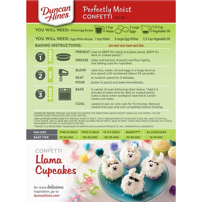 Duncan Hines Cake Mix, Rainbow Confetti (15.25 oz) from Publix Instacart