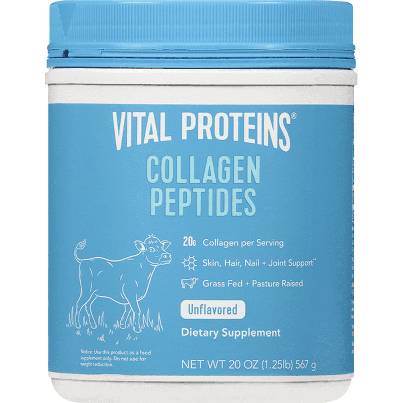 Vital Proteins Collagen Peptides, Unflavored (20 oz) - Instacart