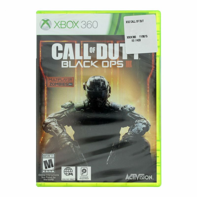 Activision Call Of Duty: Black Ops Iii For Xbox 360