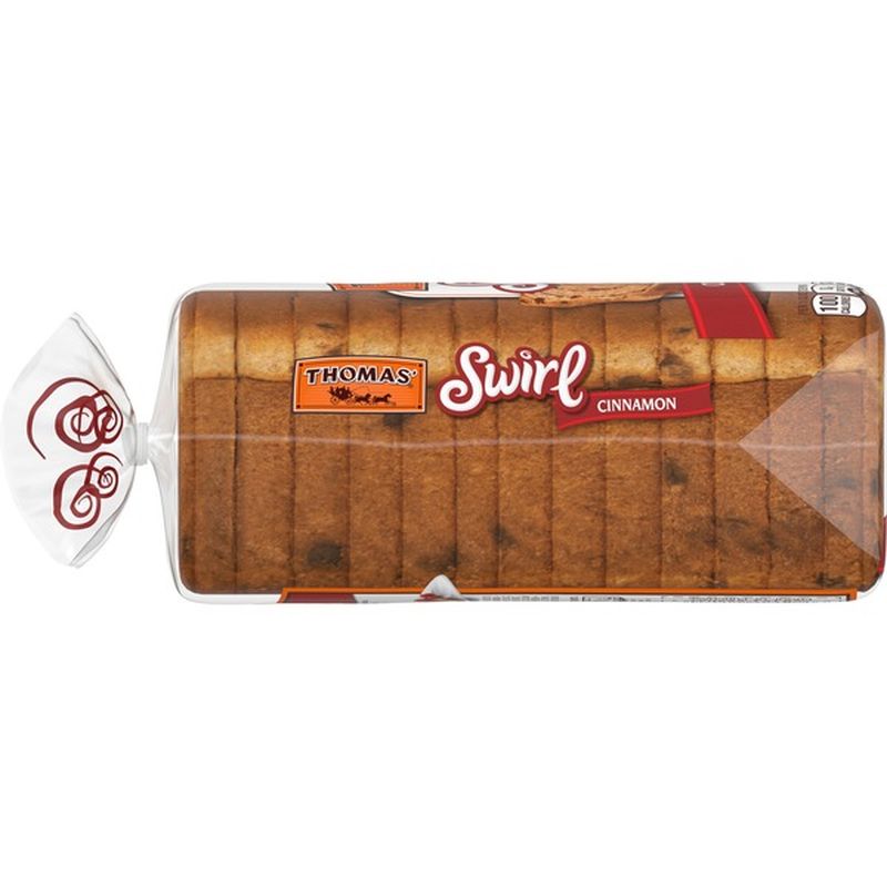 Thomas Cinnamon Swirl Bread made with real Indonesian Cinnamon (16 oz