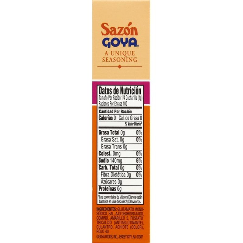 Goya Sazón Seasoning with Coriander & Annatto (20 each) from Publix