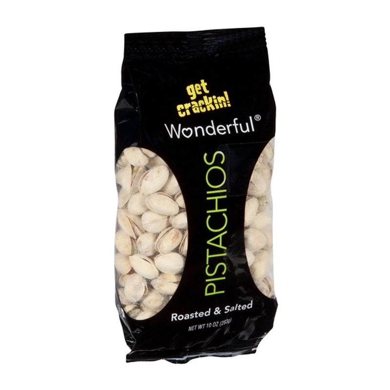 Wonderful Pistachios & Almonds Pistachios, Roasted & Salted (10 oz