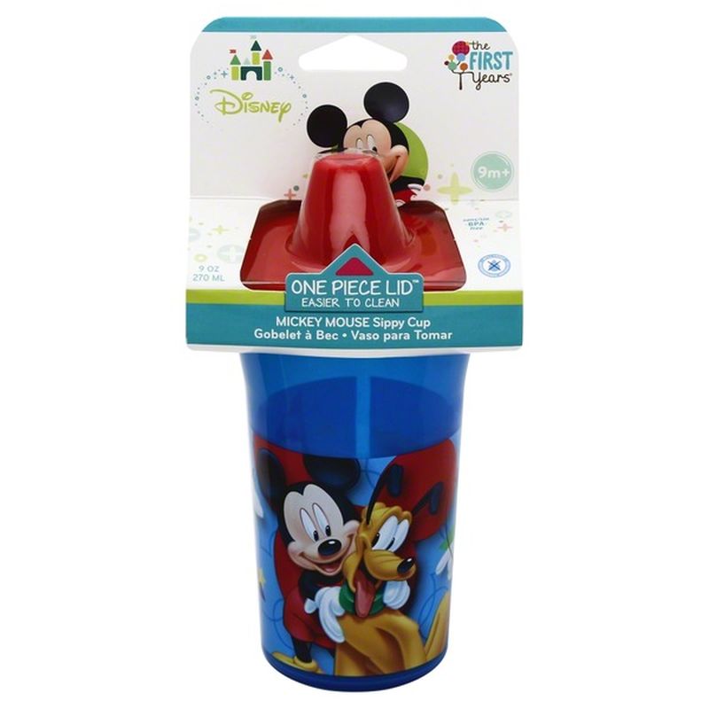 The First Years Sippy Cup, Mickey Mouse, 9 Ounce, 9M+ (1