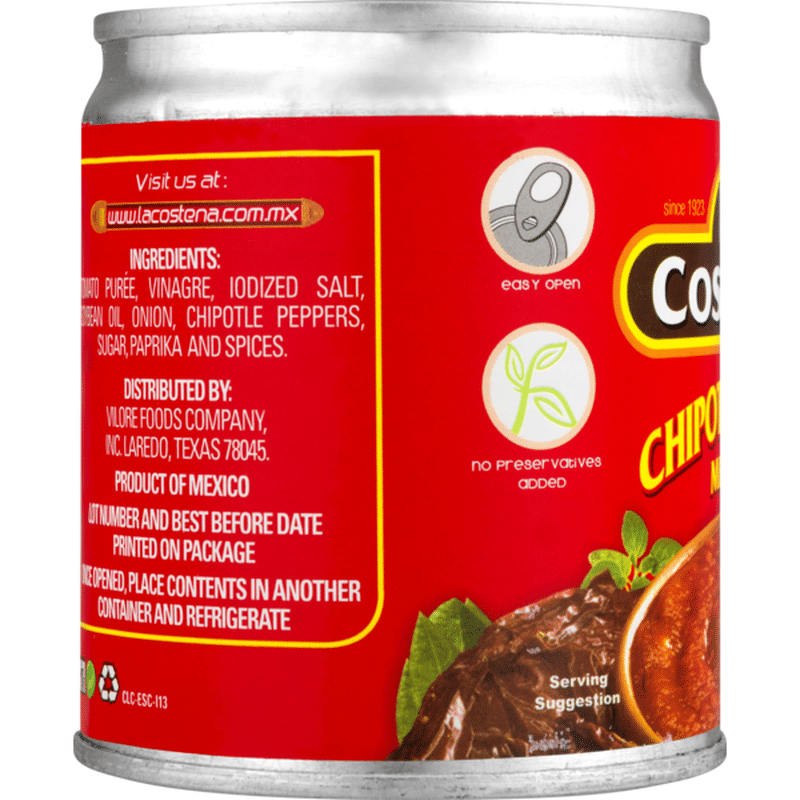 La Costeña Chipotle Sauce, Medium (7.76 oz) - Instacart