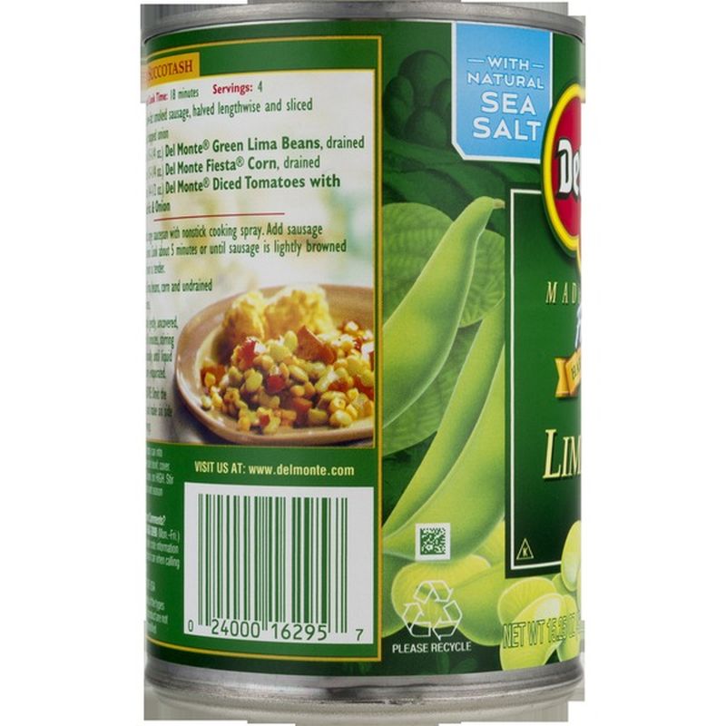 Del Monte Lima Beans, Green (15.25 oz) from Stater Bros. Instacart