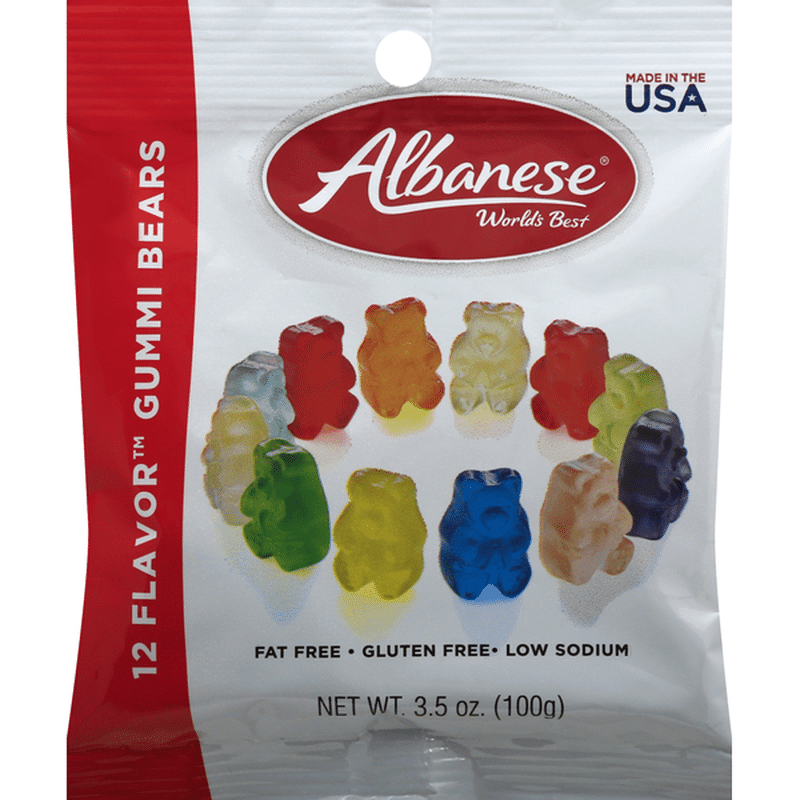 Albanese Gummi Bears, 12 Flavor (3.5 oz) Instacart