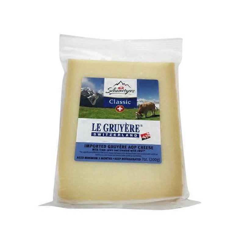 Schweitzer Imported Gruyere Cheese (7 oz) - Instacart