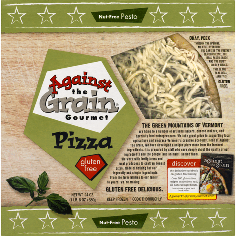 Against The Grain Gourmet Gourmet Pizza Nut Free Pesto 24 Oz