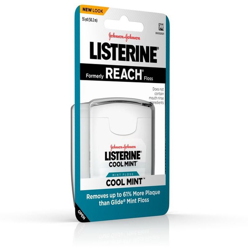 Listerine Cool Mint Interdental Floss (55 ct) - Instacart