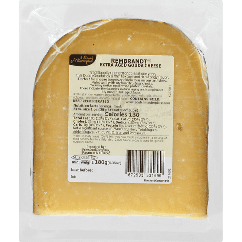 A Dutch Masterpiece Cheese, Gouda, Extra Aged, Rembrandt (6.35 oz) from